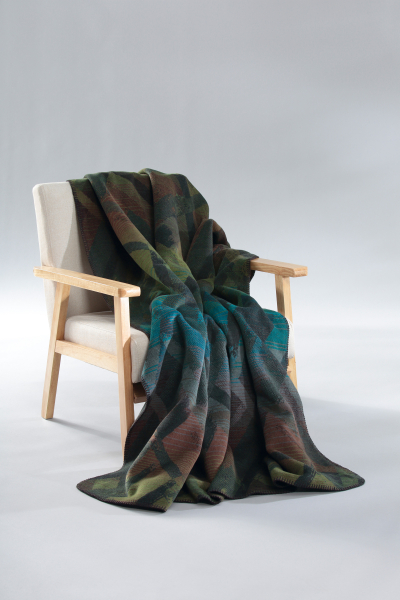 Biederlack Wohn- und Kuscheldecke 'Mossy Glow' 150 x 200 cm Grün